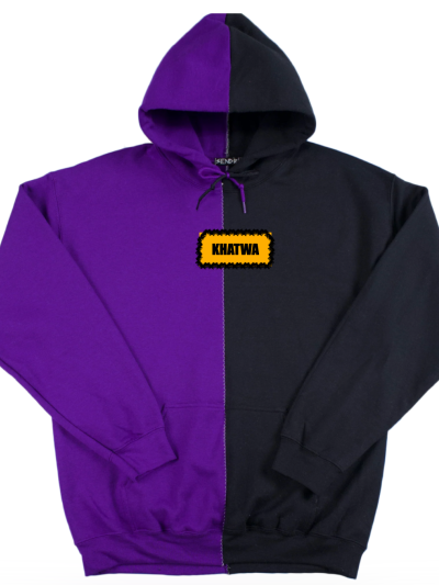 Khatwa's "purple and black" hoodie {collection}