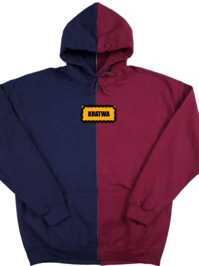 Khatwa's "maroon and navy" hoodie {collection}