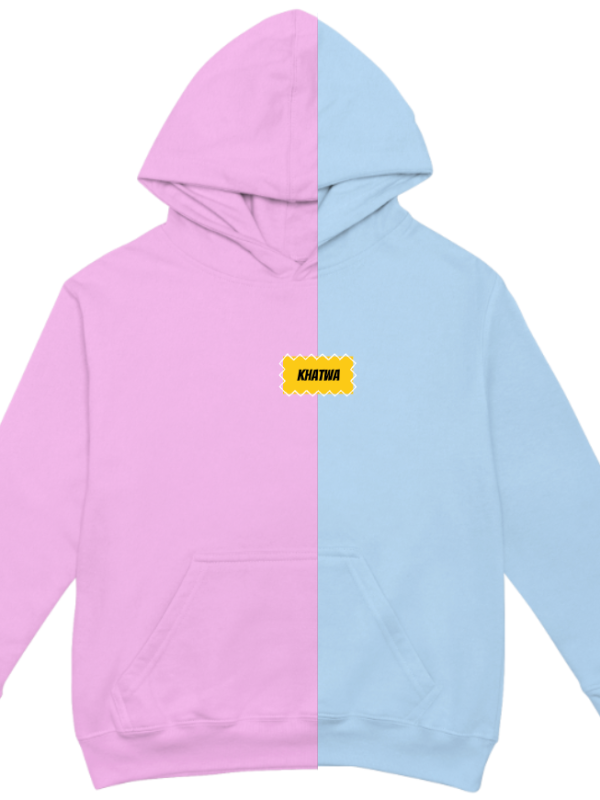 Khatwa's "light pink and light blue" hoodie {collection}