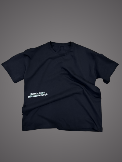 URBANCE-SILENCE TEE (black)