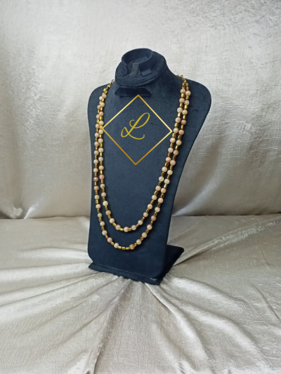 عقد عقيق ثنائي