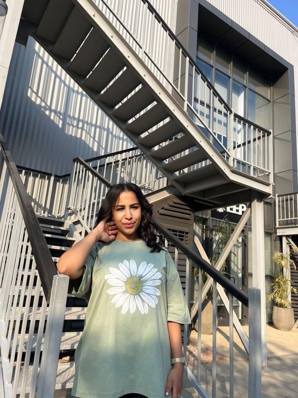 Mint green oversized t-shirt