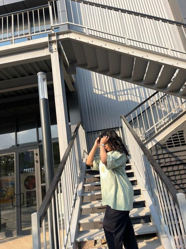 Mint green oversized t-shirt