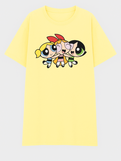 Yellow oversized t-shirt